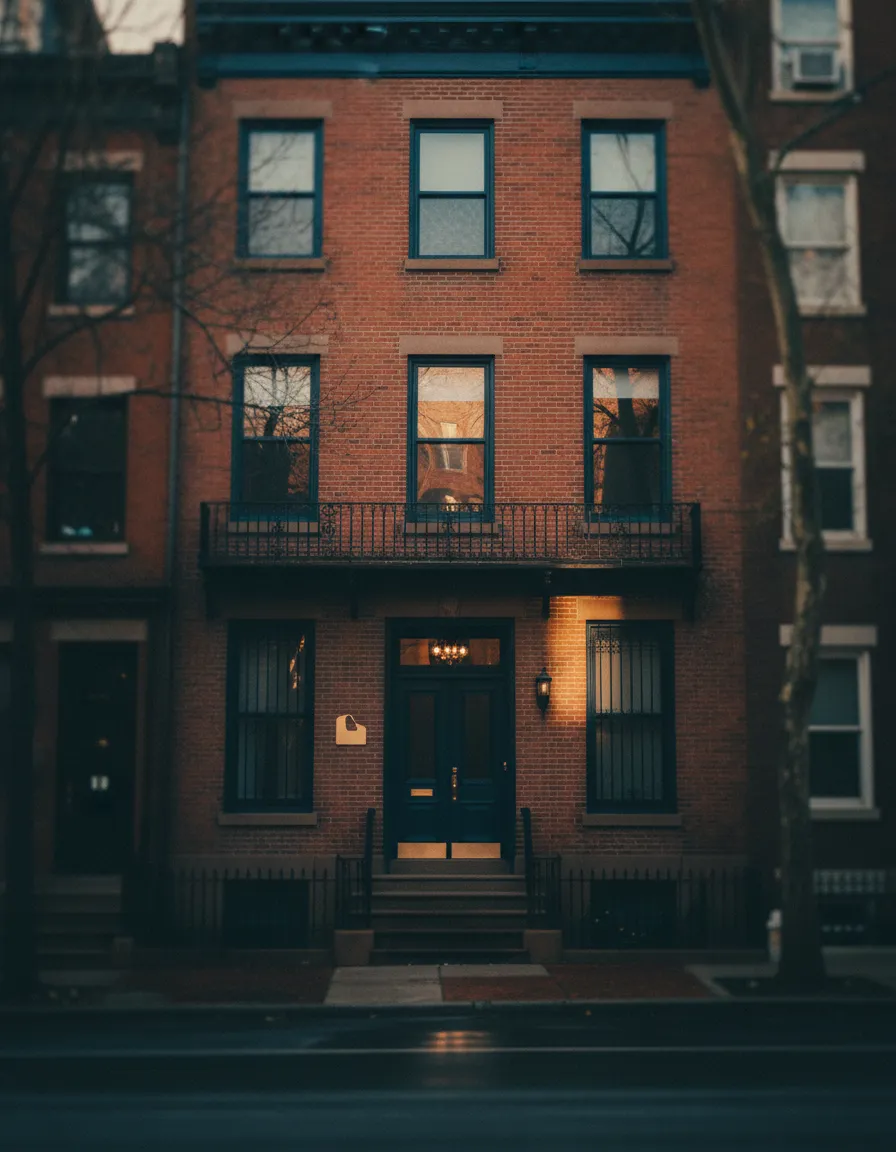 Hoboken historic brownstone architectural detail