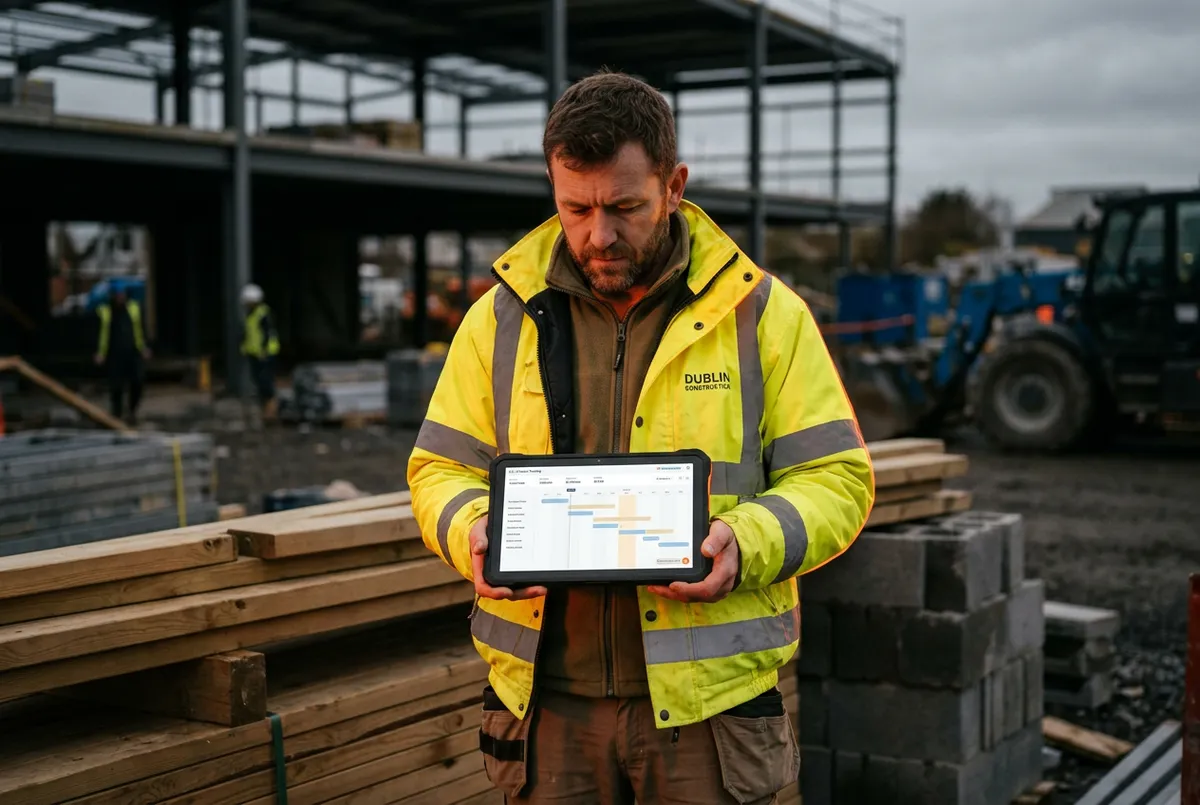 Joined-up digital tracking system connected with Irish trade contractor operations