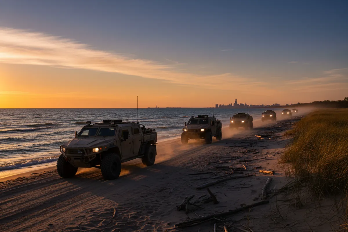 Vehicle recovery in convoy
