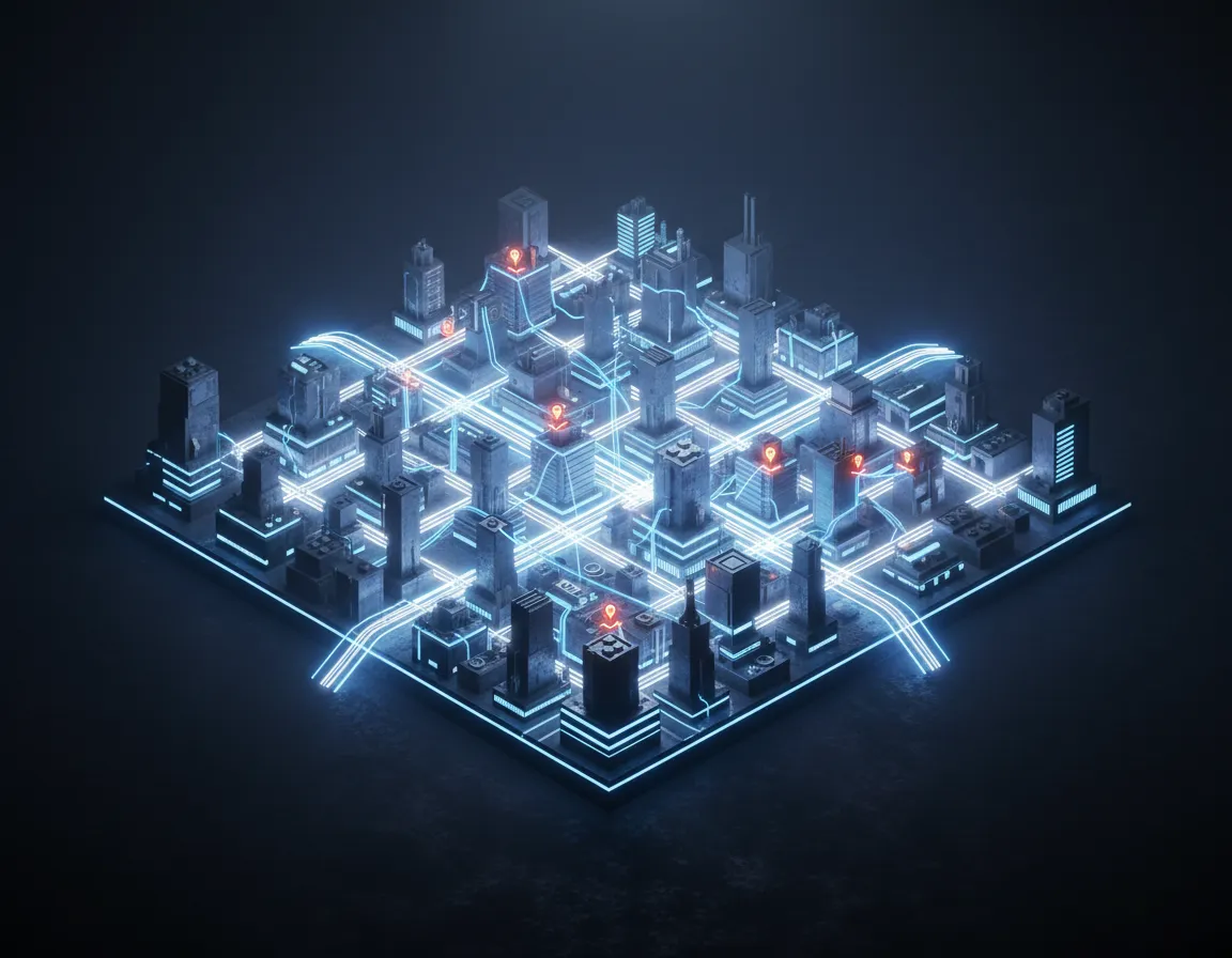 AI Logistics and Dispatch Map