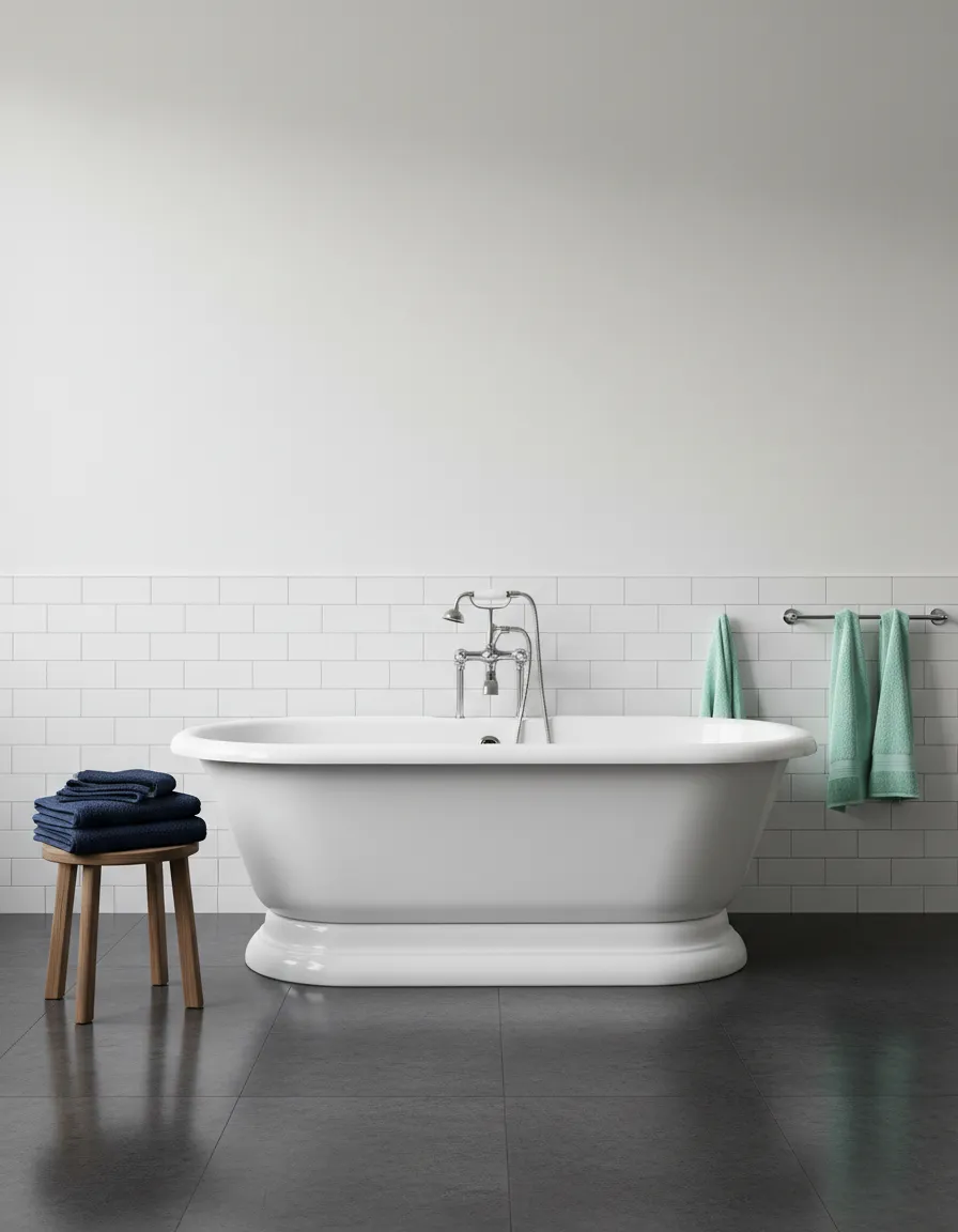 Professional bathtub refinishing project