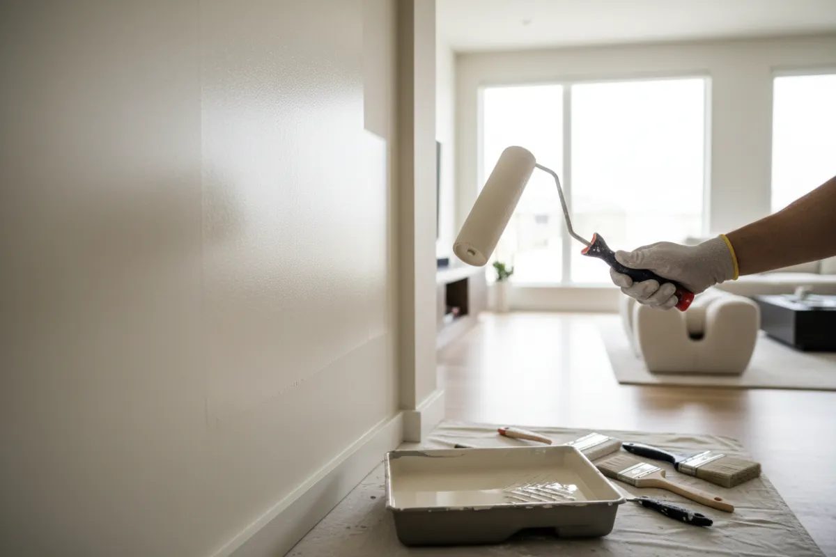 Intérieur rénové d'une maison classique montréalaise