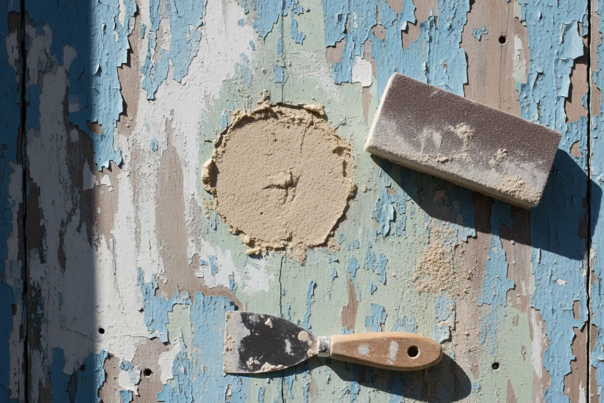 Photo d'une peinture murale ou d'un pinceau, sans visages