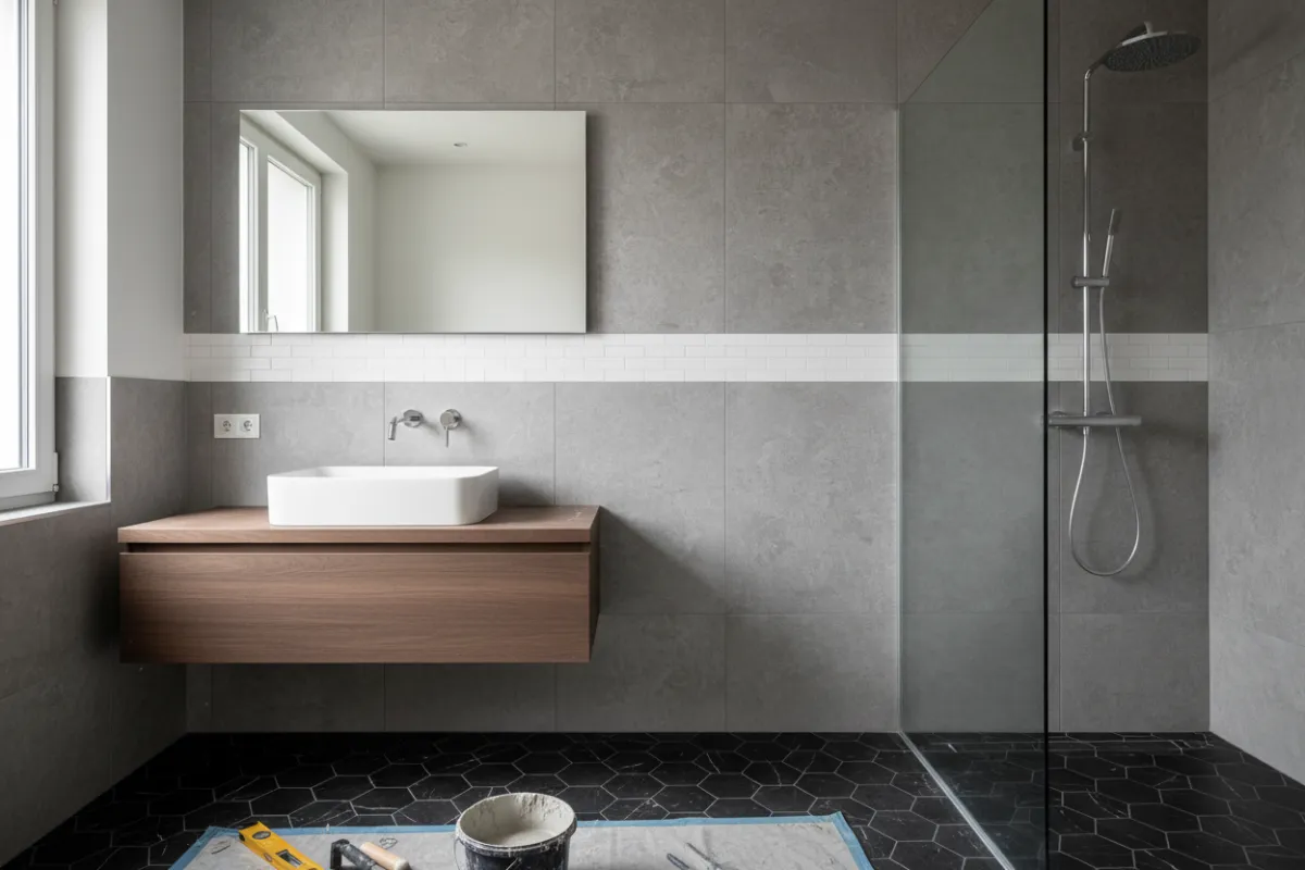 Intérieur rénové d'une maison classique montréalaise