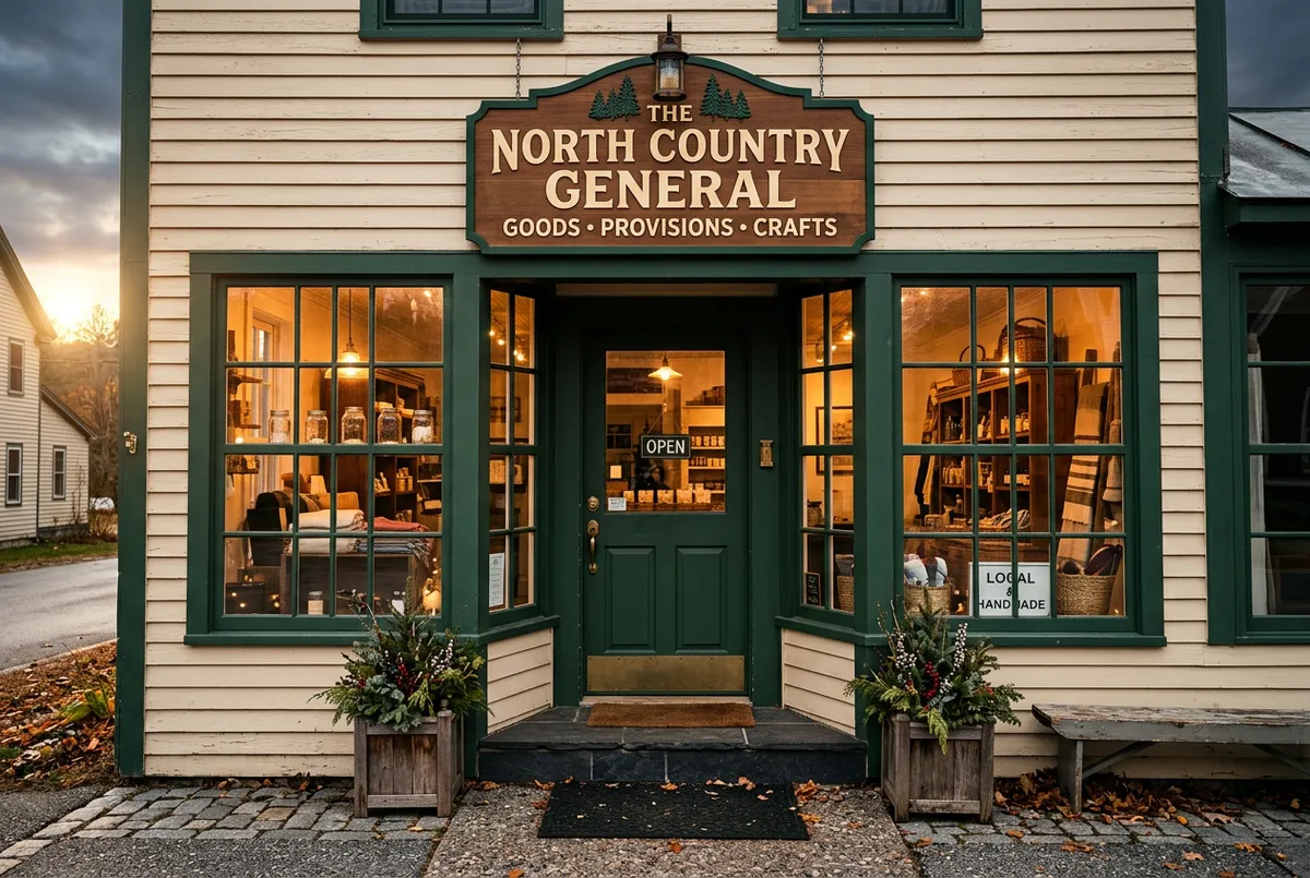 Jericho Outdoors storefront exterior and welcoming entrance on Main Street in Berlin New Hampshire