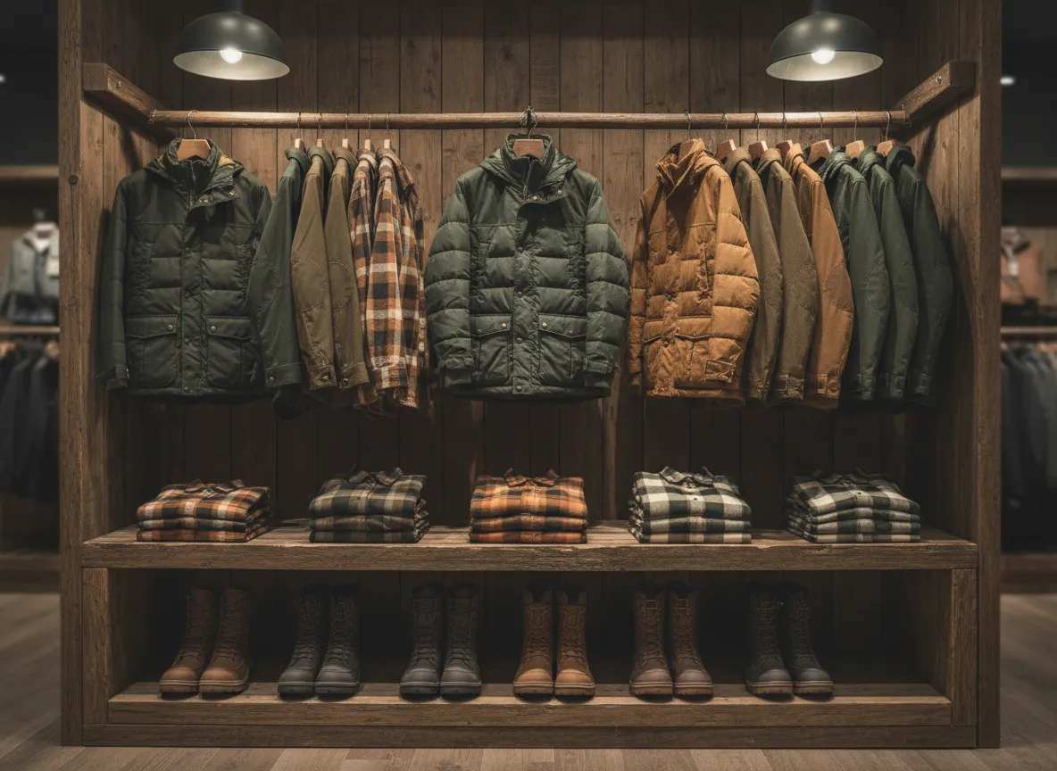 Outdoor clothing department