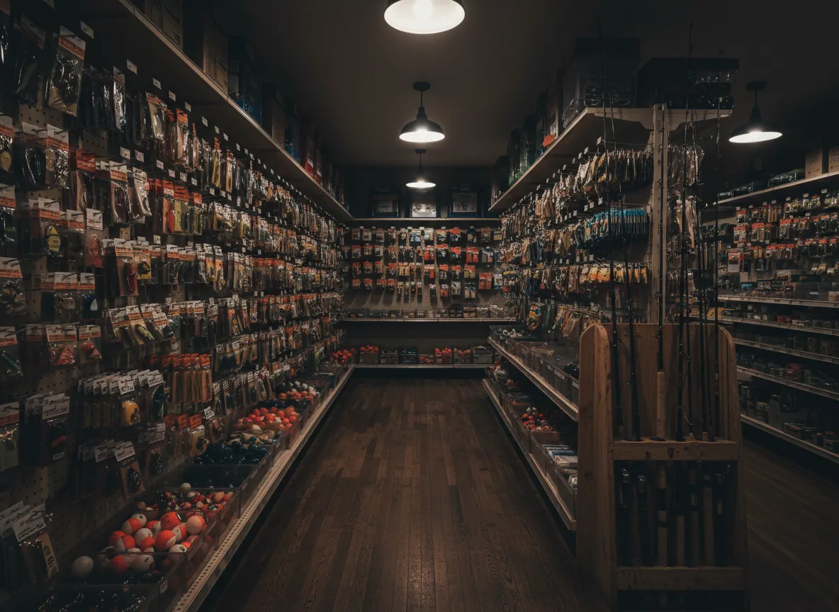 Fishing tackle department