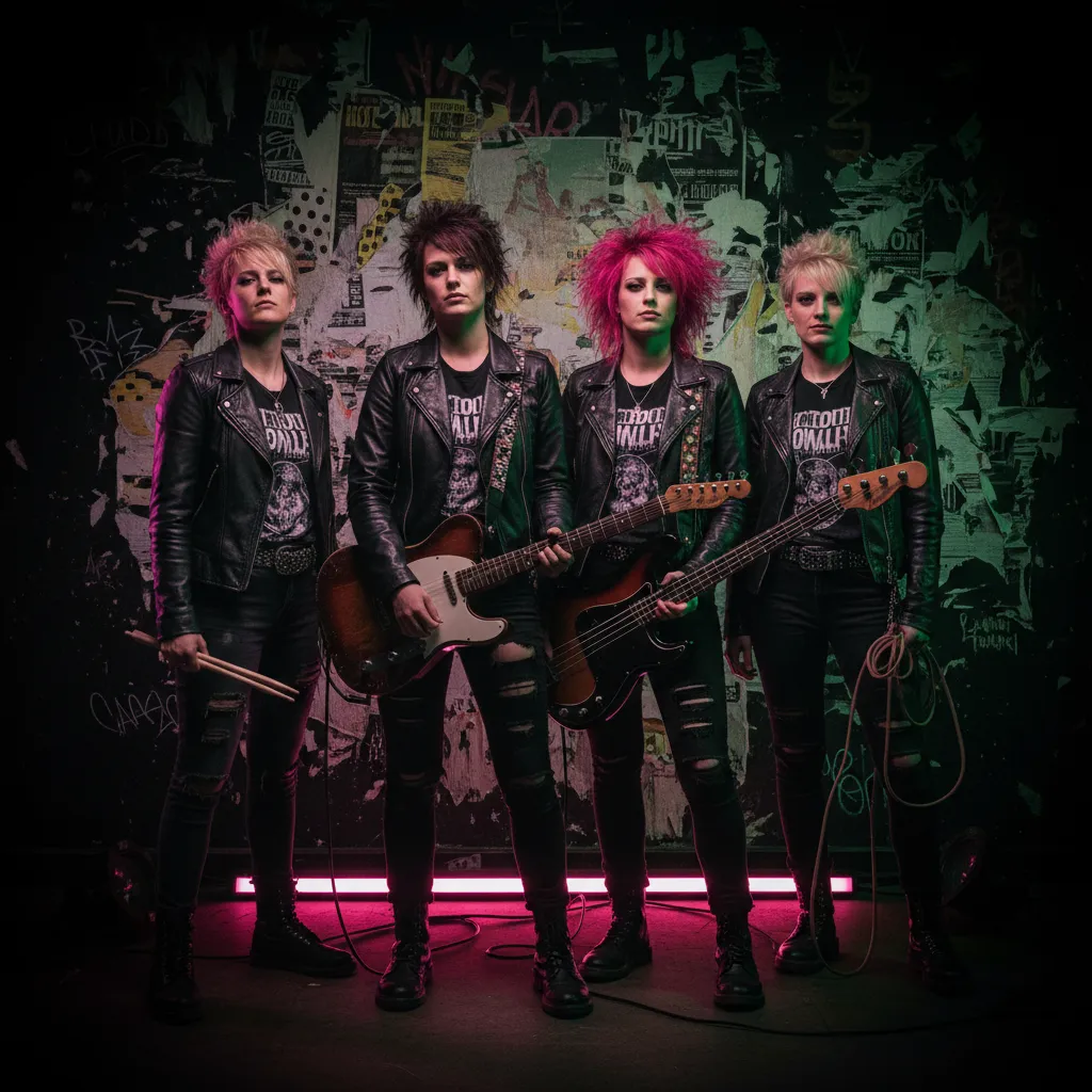 Chrrry Vanilla band portrait