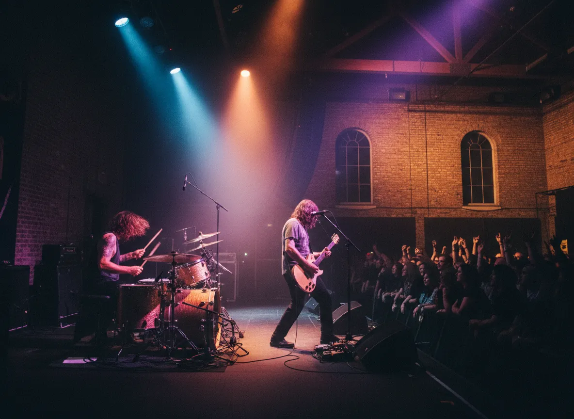 Lancaster concert and event photography capturing band on stage