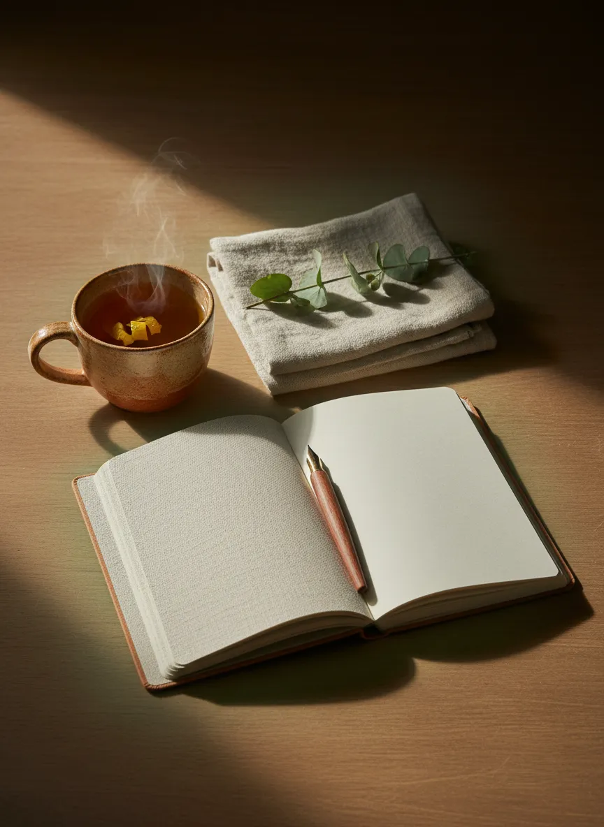 Organic wellness lifestyle routine