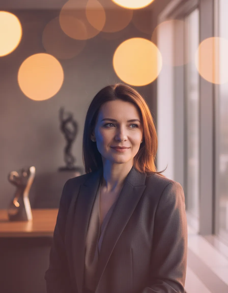 Candid portrait of Elena Rostova