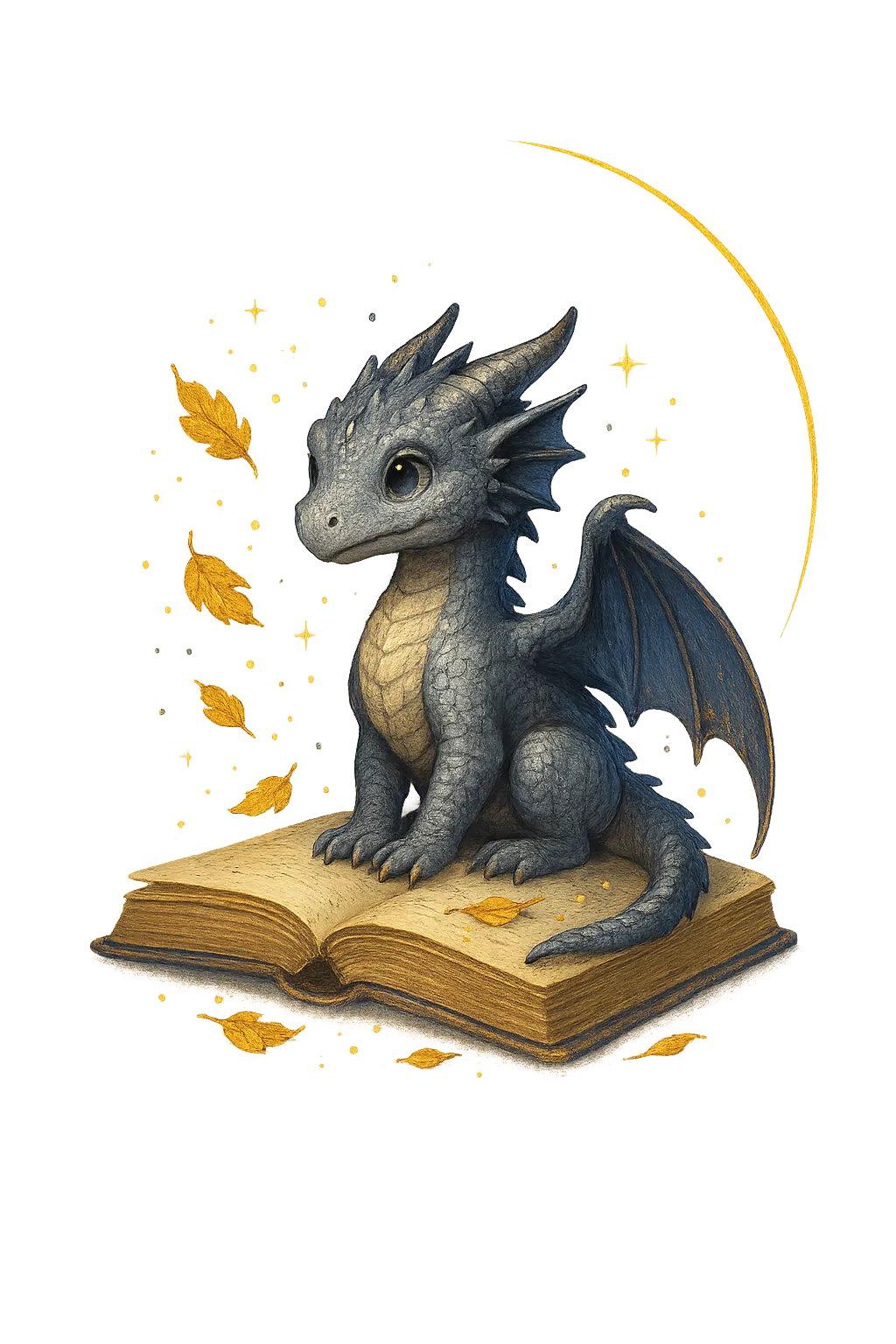 Fable the story dragon illustration