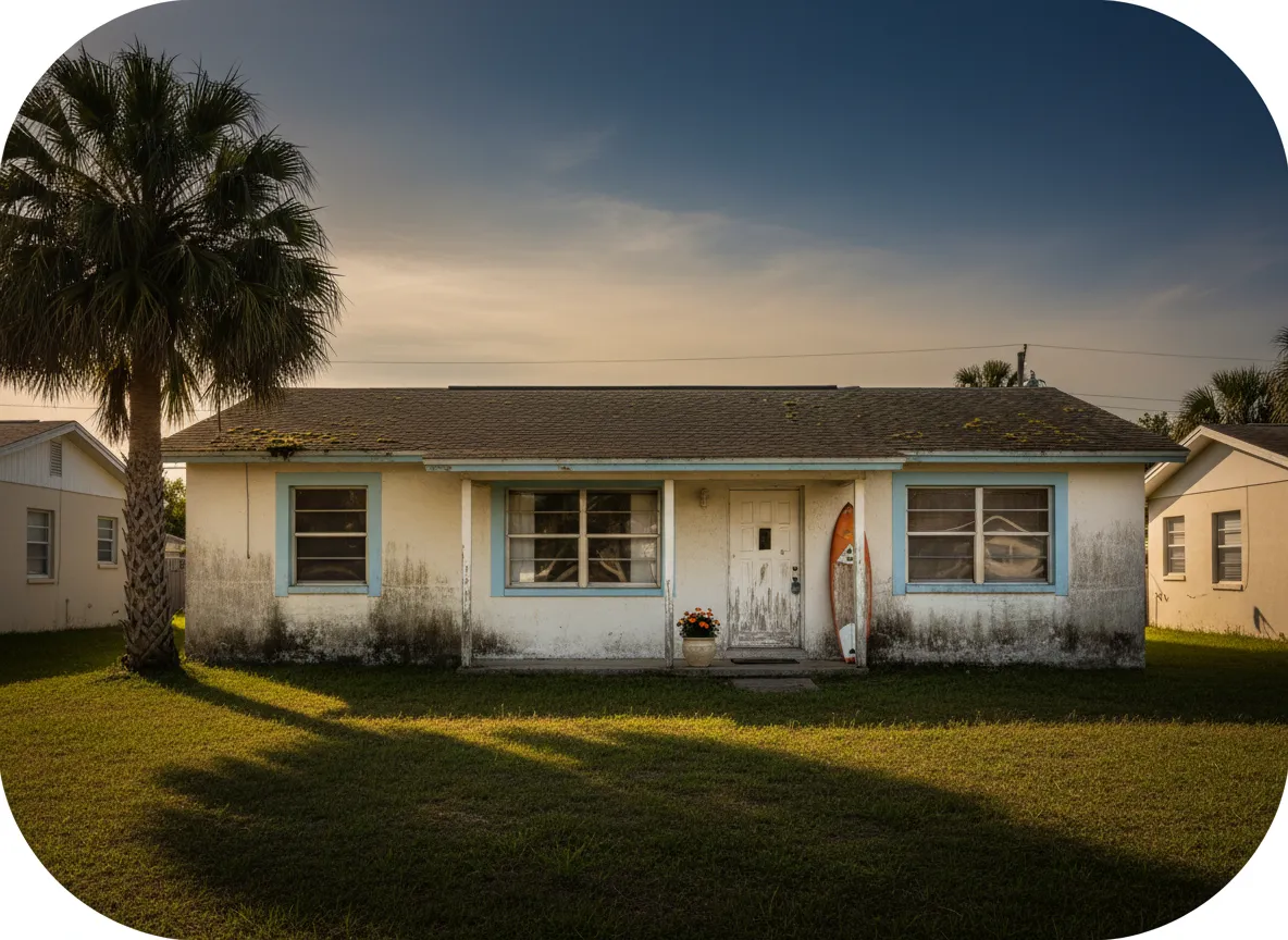 Lakewood Ranch Home Exterior Before Repainting