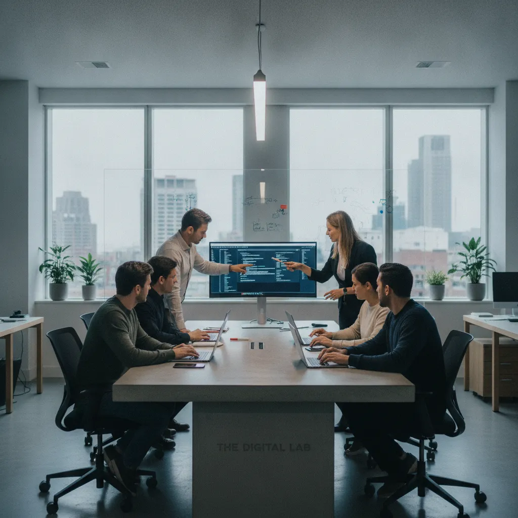 Digital Lab Team in Office