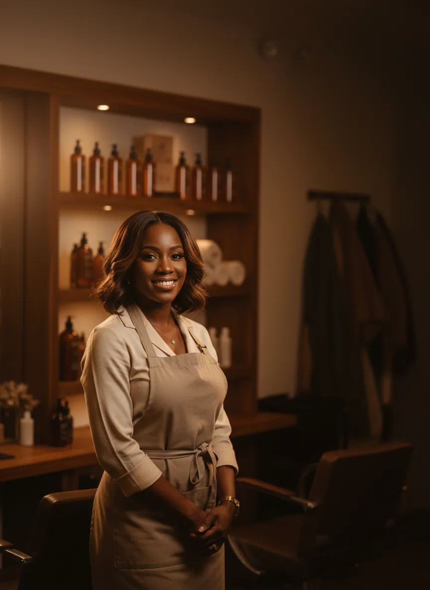 Anthea, multicultural hair specialist and founder of AR Boca Hair