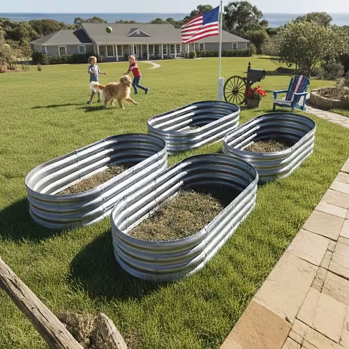 Galvanized Raised Garden Bed