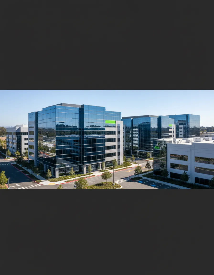 Diverse commercial complex in the Bay Area showcasing restoration and operational excellence