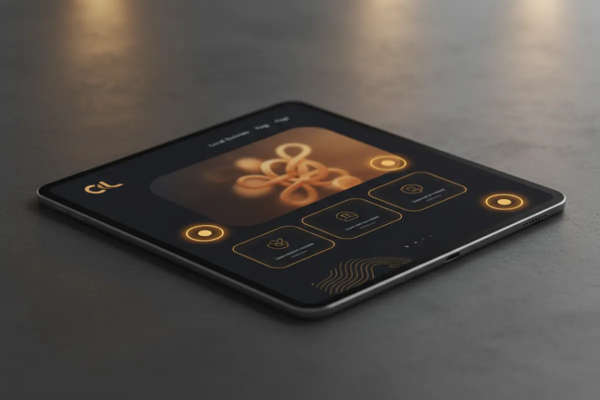 Device mockup of a recent local business landing page highlighting conversion-focused design.