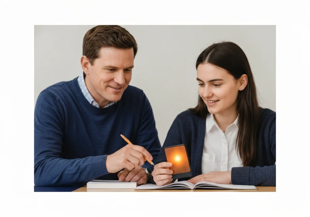 Experienced educator working closely with a focused student