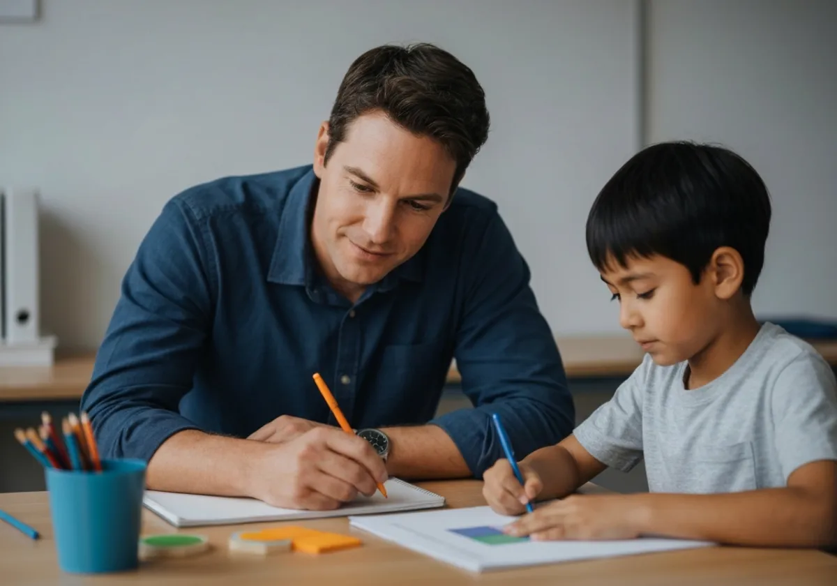 Experienced educator working closely with a focused student