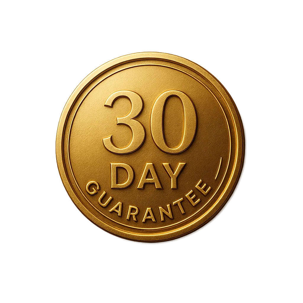 30 Day Zero Risk Guarantee Seal