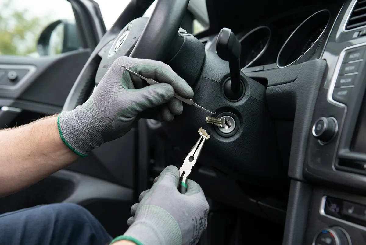 Broken Car Key Extraction From Lock Barrel