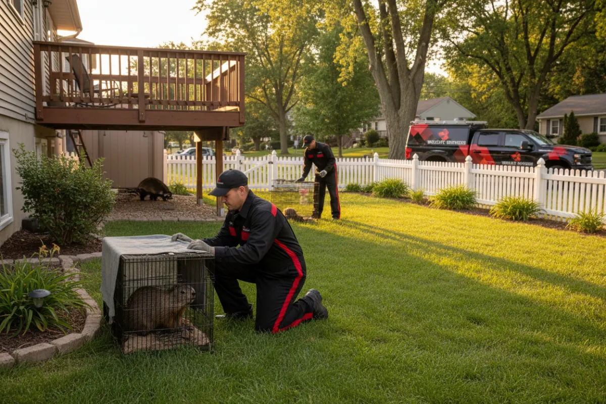 Zone d'intervention du service de Extermination d'animaux nuisibles autour de Montréal