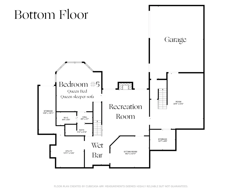 Bottom Floor Plan