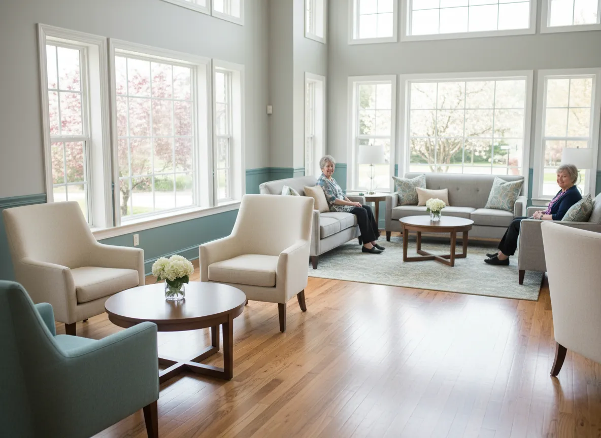 Common living area at NCC Assisted Living