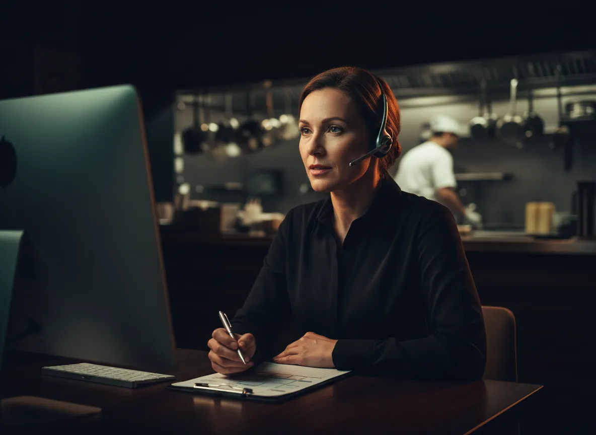 Restaurant owner on a 1-on-1 implementation call with an ops expert