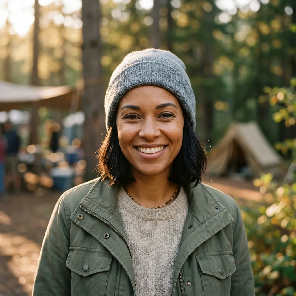 Sarah M. - First-time family camper and Ubuntu Outdoor Co. community member