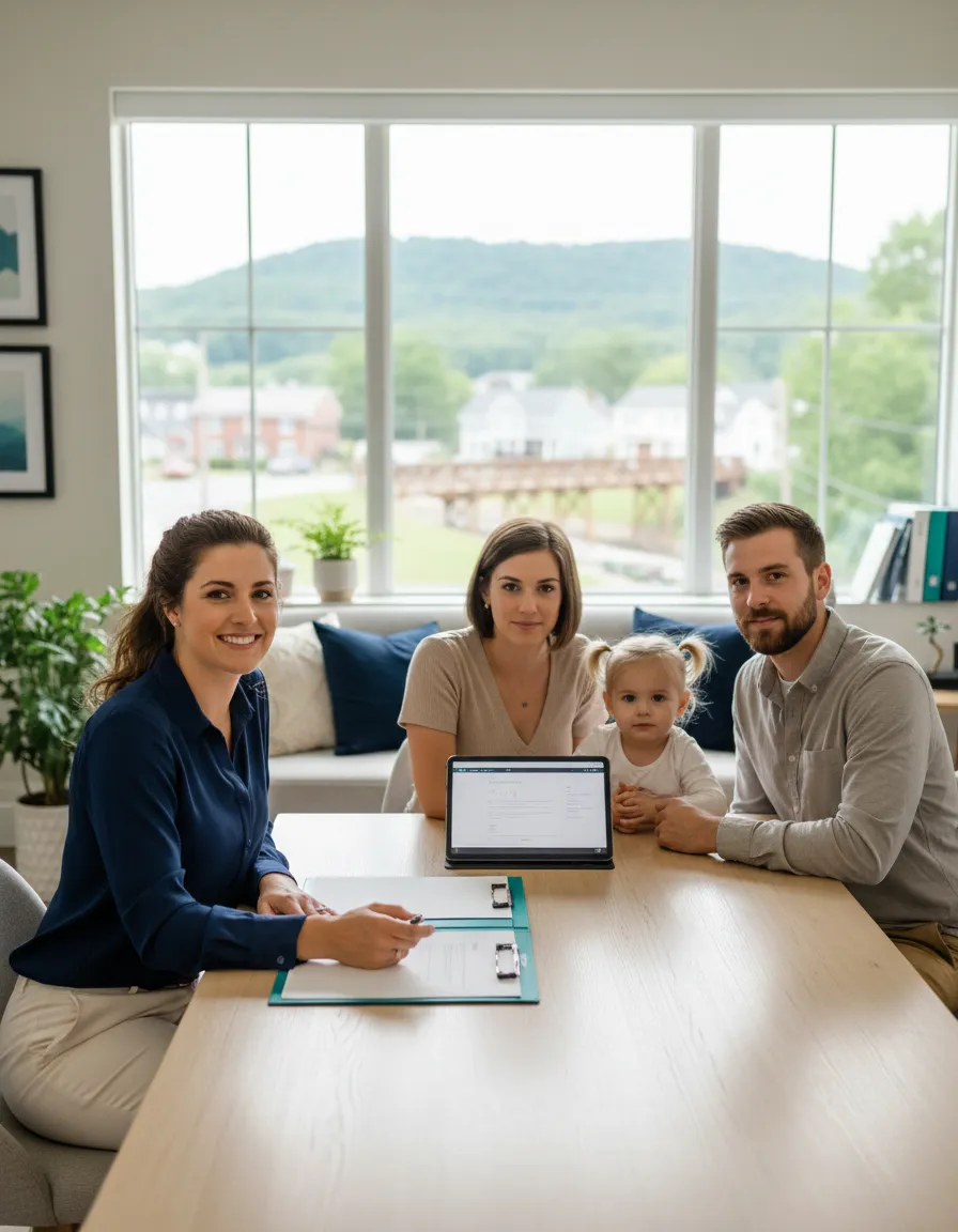 Katie Bennett providing personalized one-on-one mortgage service