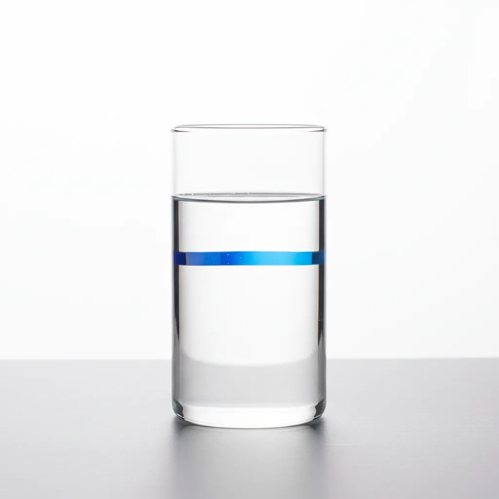 Crystal clear healthy water after