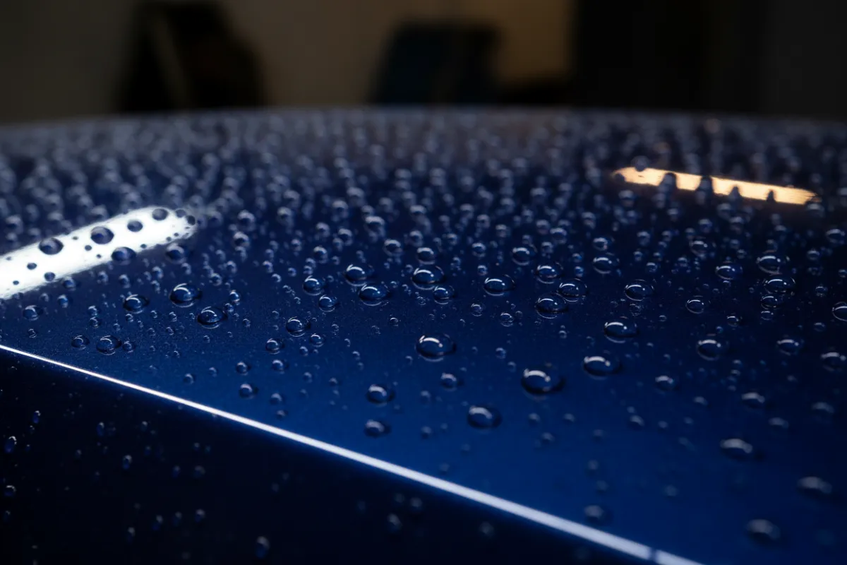 Powłoka ceramiczna — efekt hydrofobowy