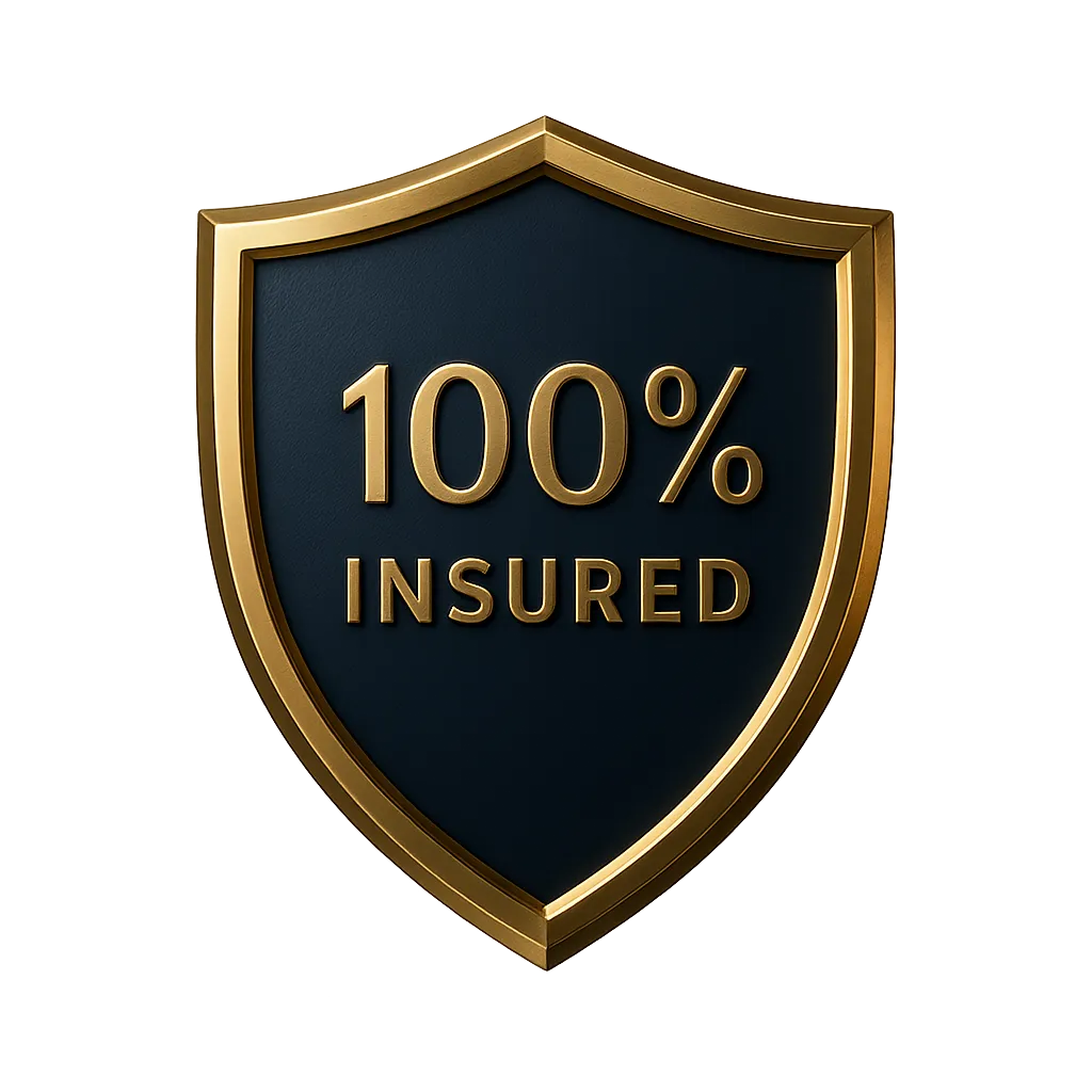 Fully Insured and Bonded Guarantee Shield