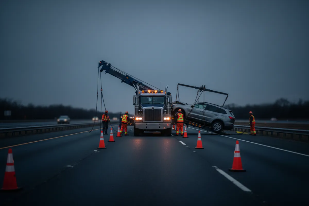 Highway accident recovery