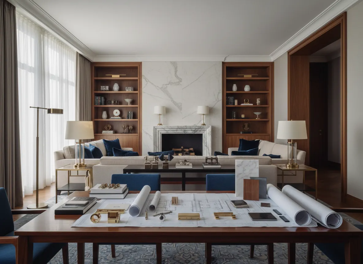 Renovated luxury home interior demonstrating property equity investment