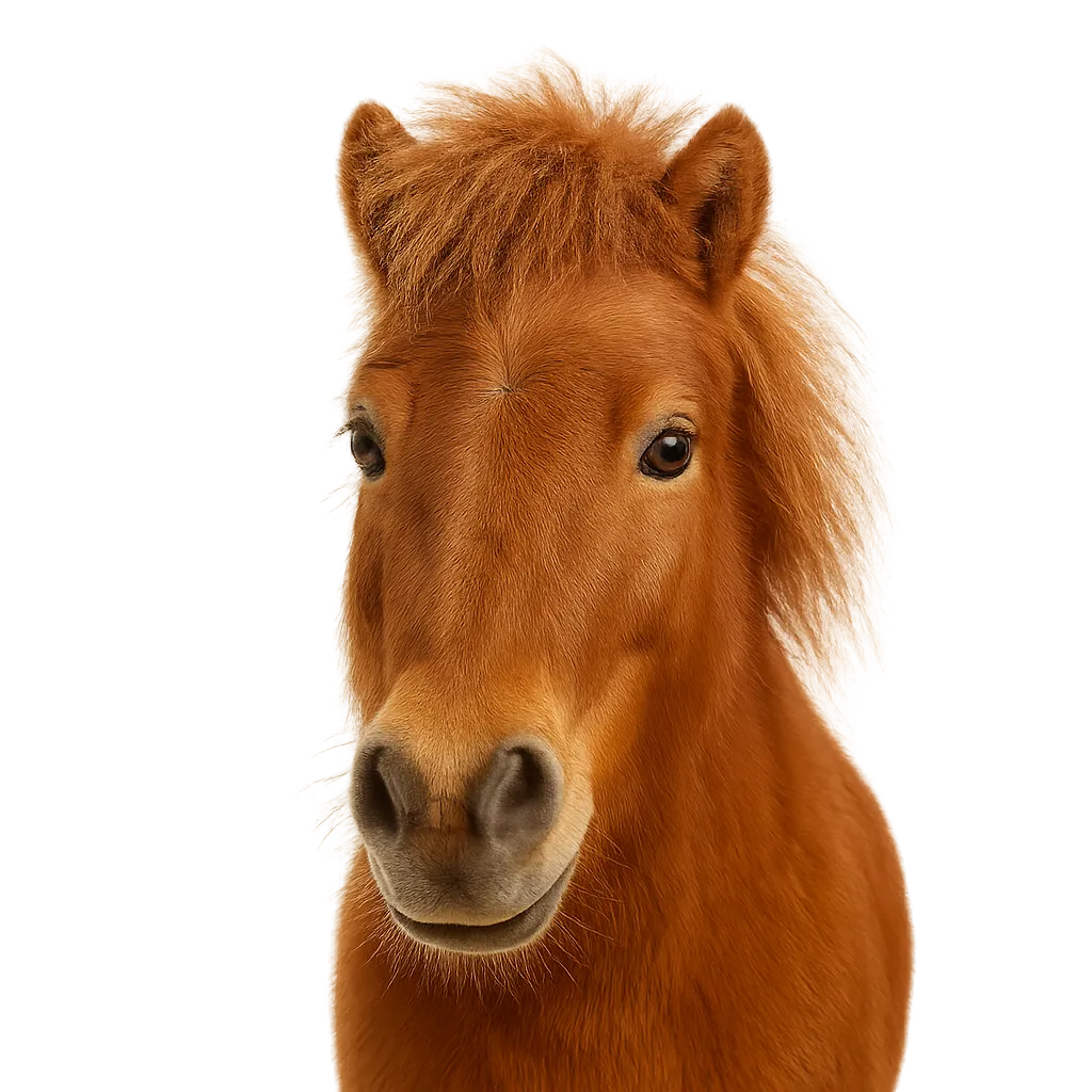 Close up photo of horse face named Daisy
