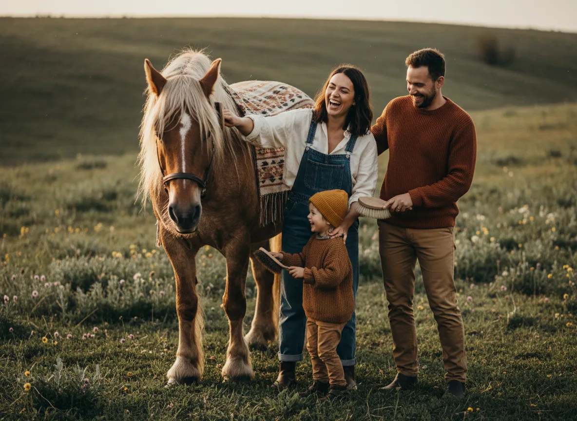 Family sessions at the farm
