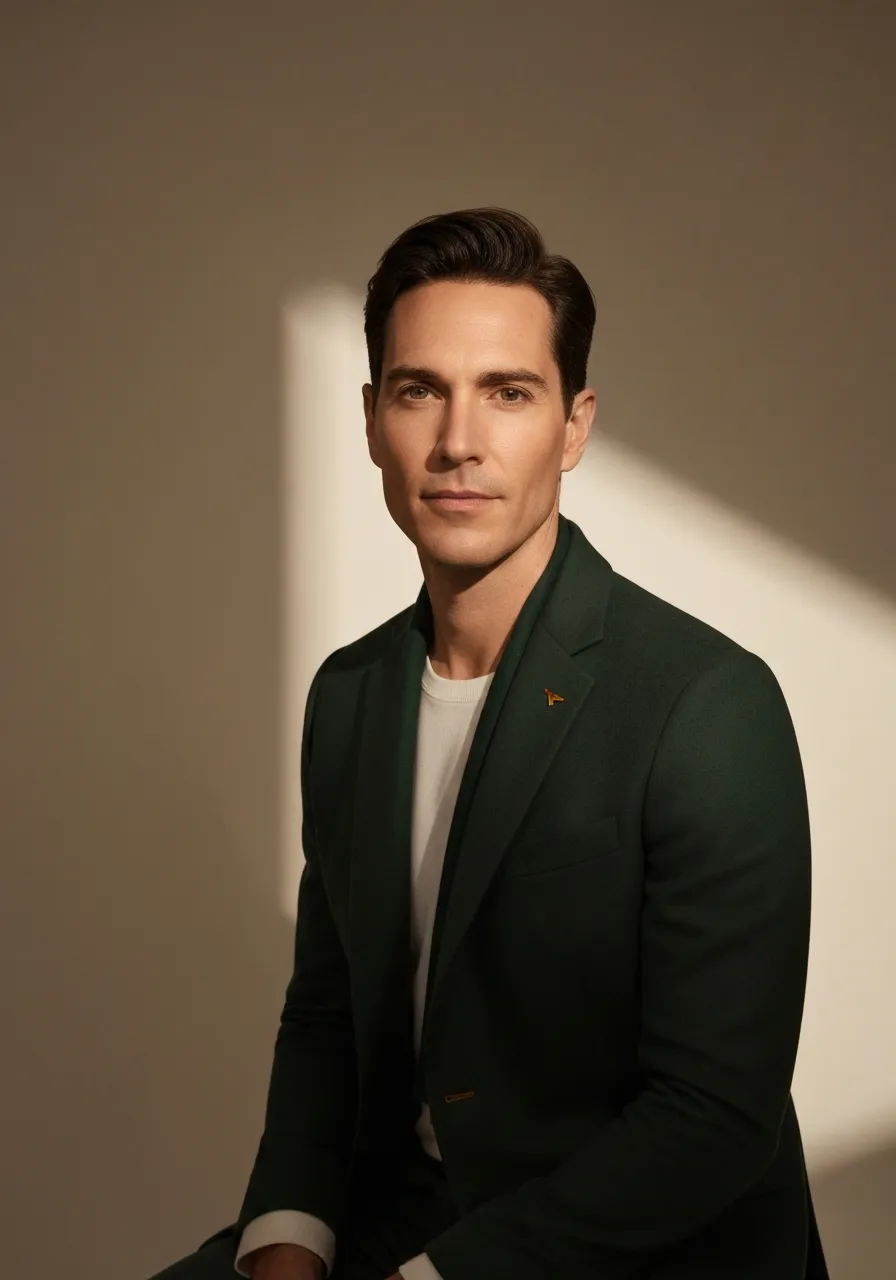 Professional studio portrait of DevelopOne architect