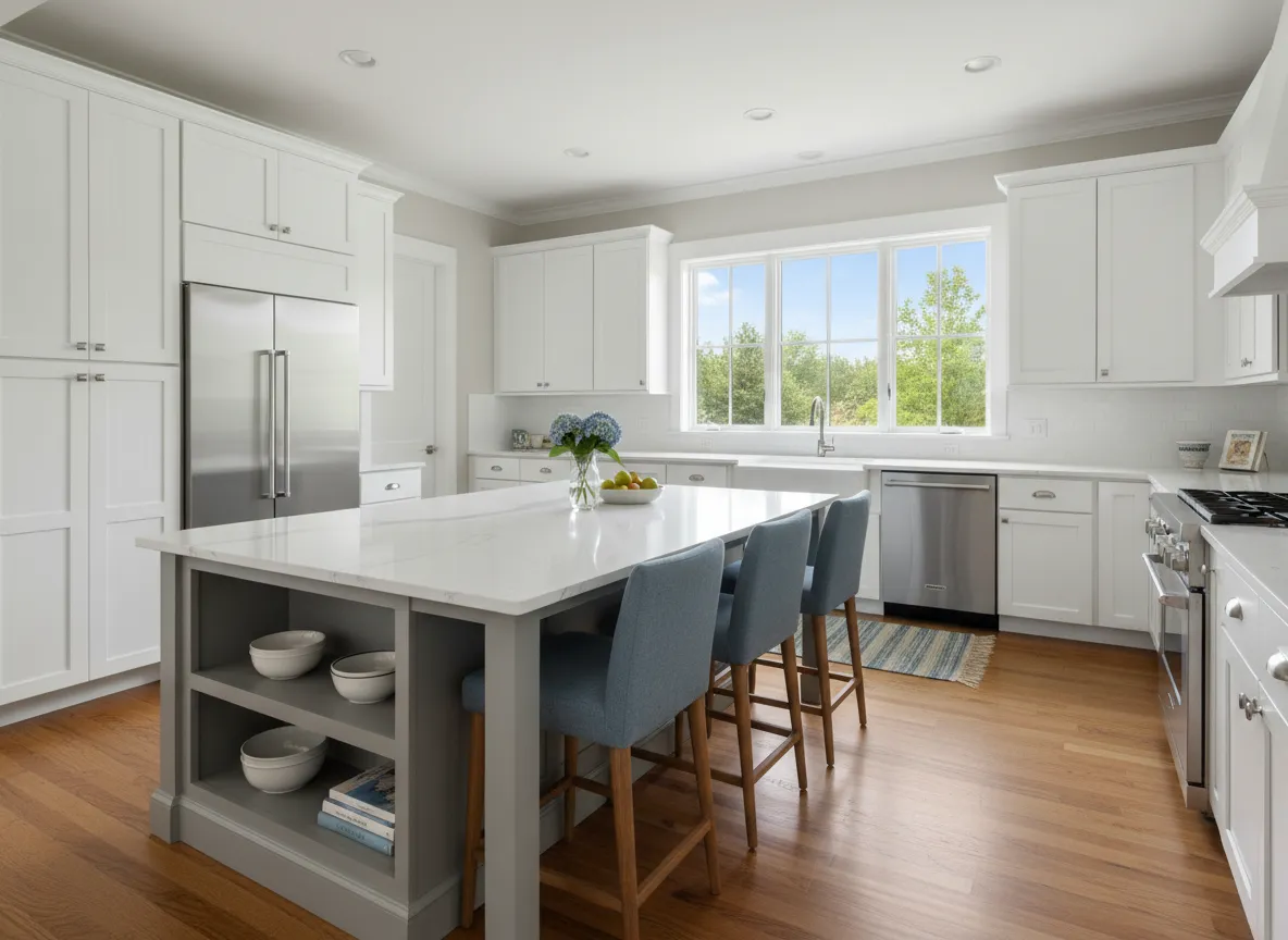 Modern remodeled kitchen in Huntsville home