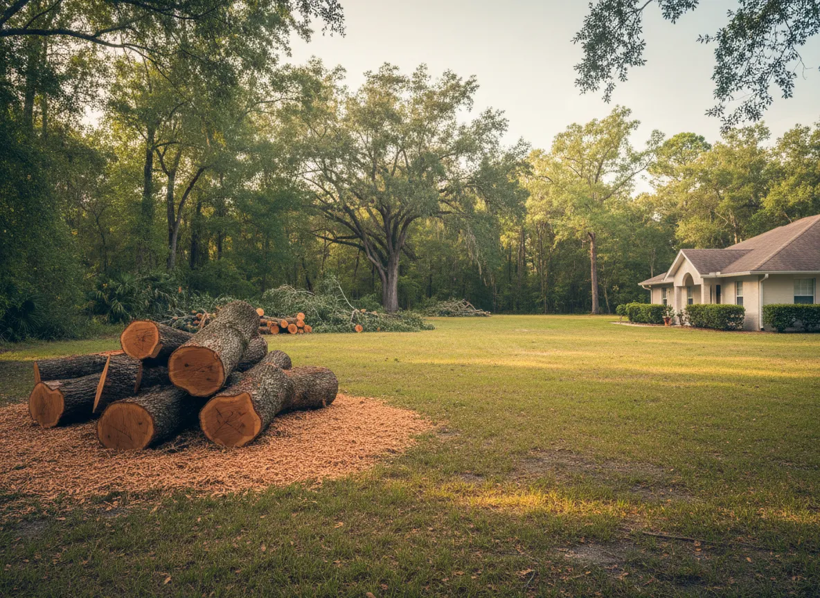 After 60-ft live oak takedown in Minneola FL
