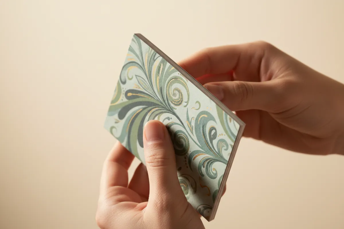 Subscriber holding a printed magazine issue