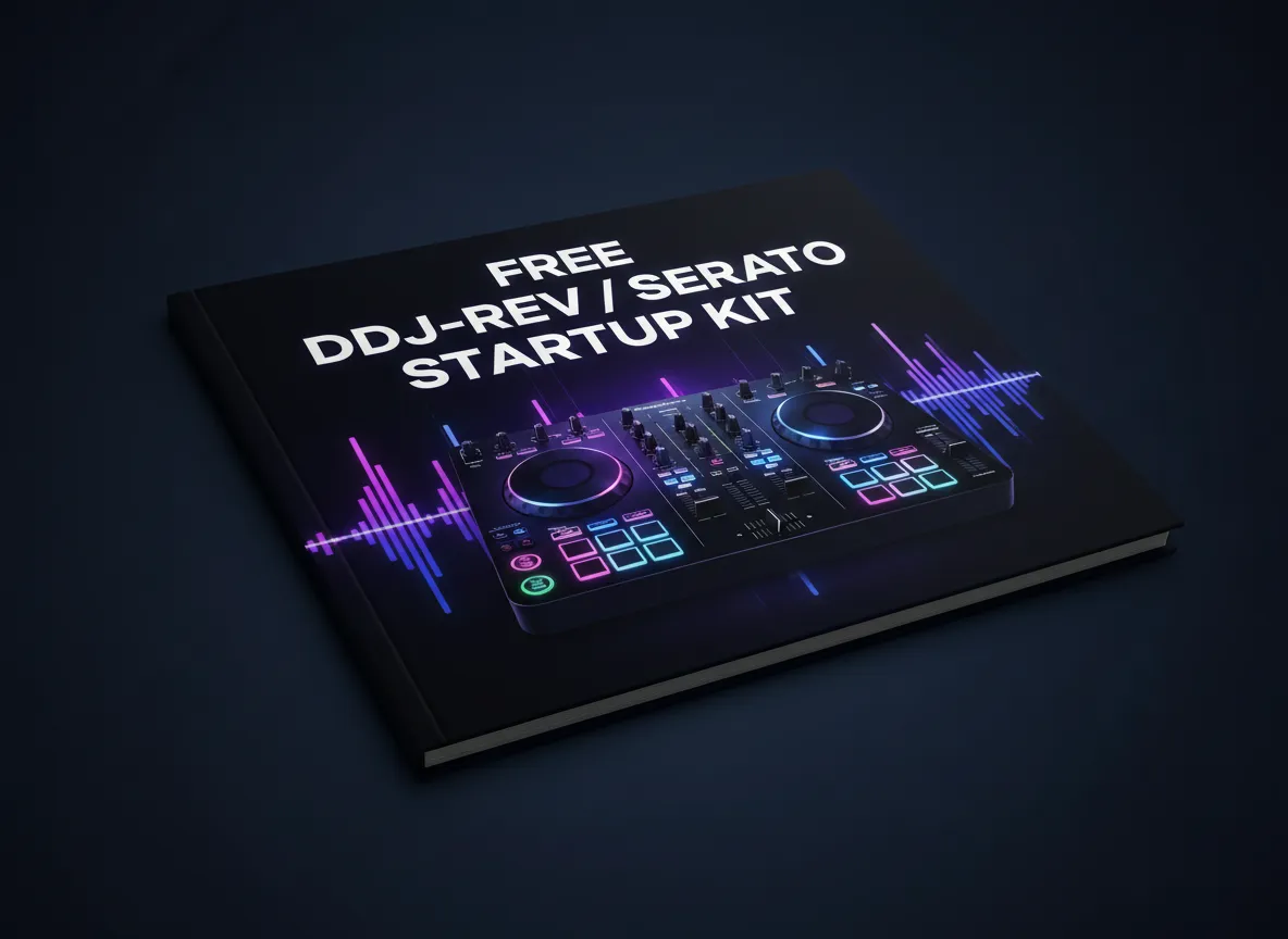 Free DDJ-REV / Serato Startup Kit ebook cover mockup