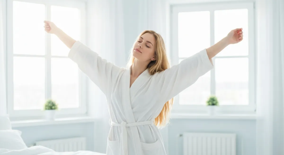 Waking up calm
