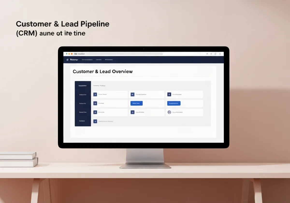 Customer and Lead Pipeline CRM overview