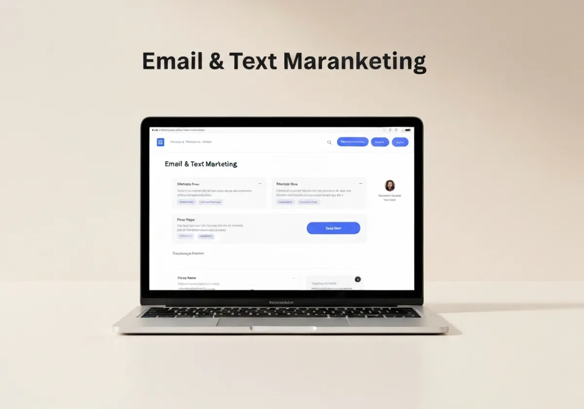 Email and Text Marketing campaign view