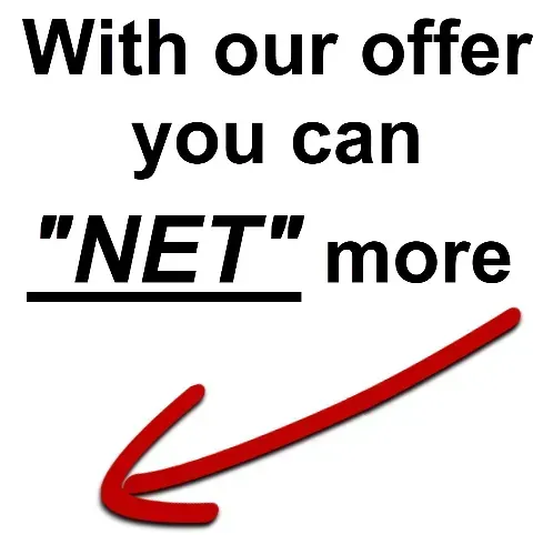 NET more arrow
