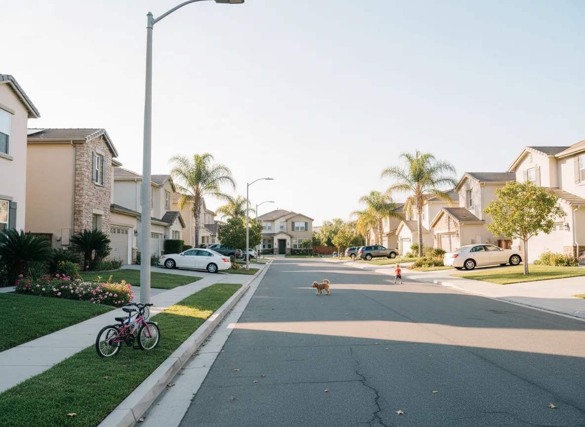 Suburban Southern California homes
