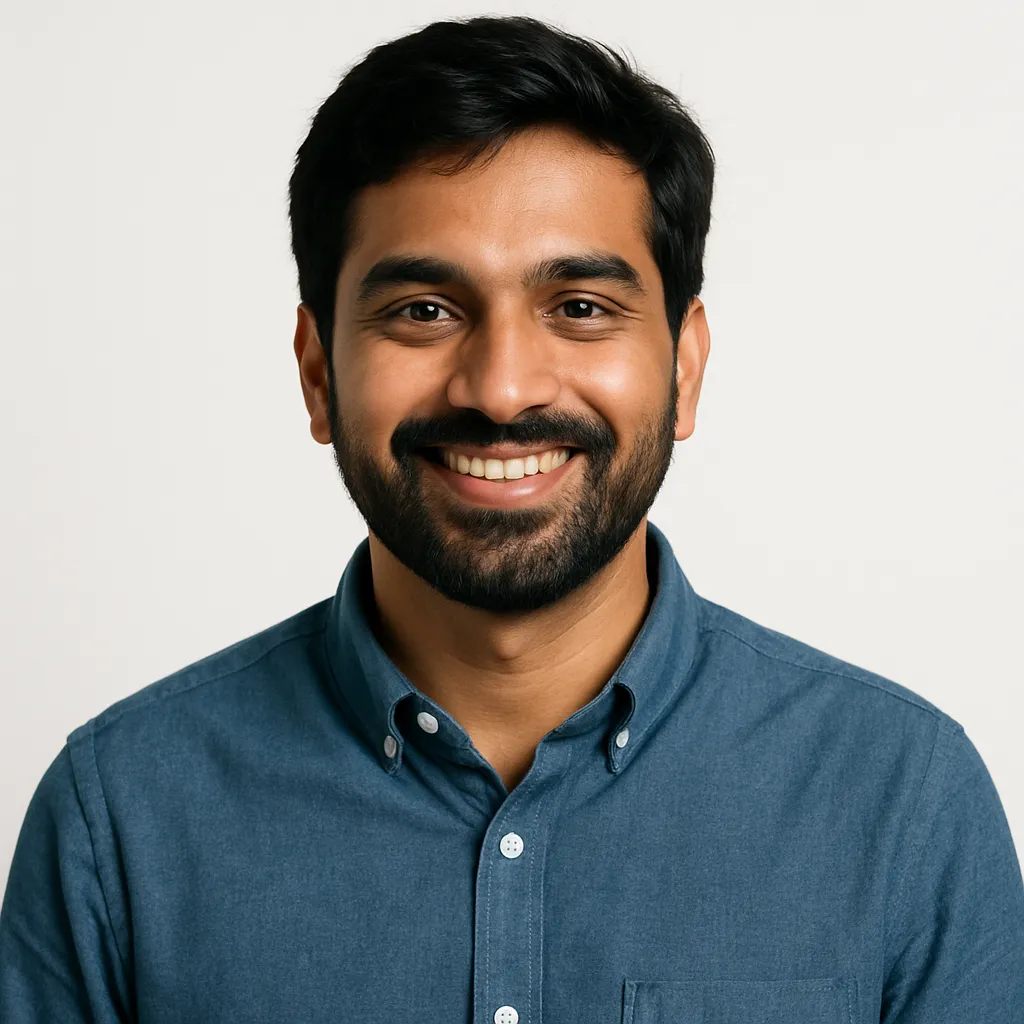 Portrait of Arjun Patel, Lead Mentor